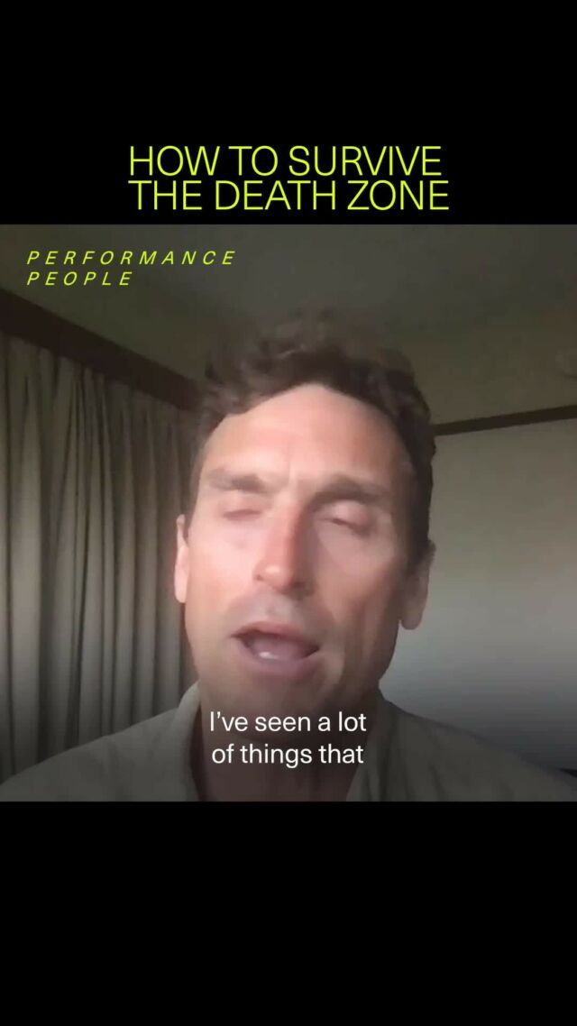 There’s a reason it’s called ‘the death zone’ as @kentoncool 
Cool explained to us on this week’s PP pod with his wife @mrsjazzcool

Pod out now 📺 https://youtu.be/7uO_5EO3fBE 

@performance.people @georgieainslie #performancepeople